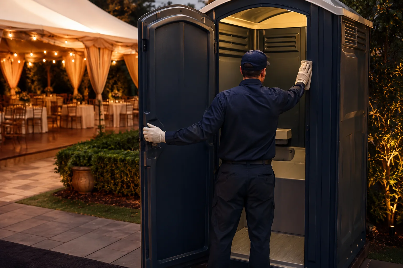 Portable restroom rental planning for Frederick, MD